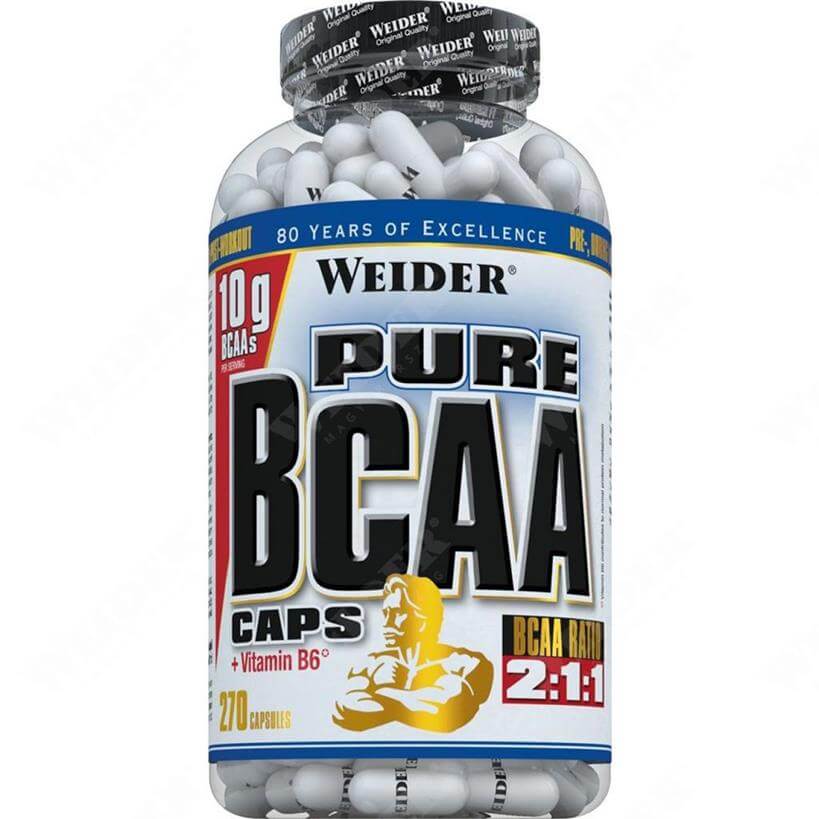 Weider Pure BCAA 270 kapszula