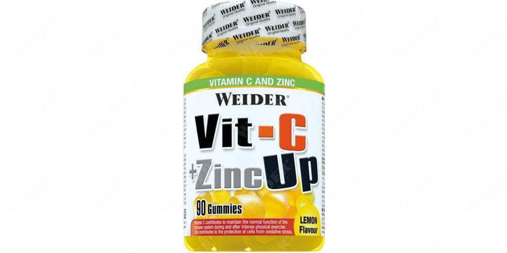 Weider Vit-C+Zink Up 90 gumitabletta (citrom)
