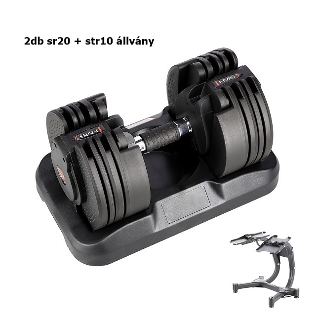 HMS STR10 + 2x SR20 okos kézisúlyzó szett