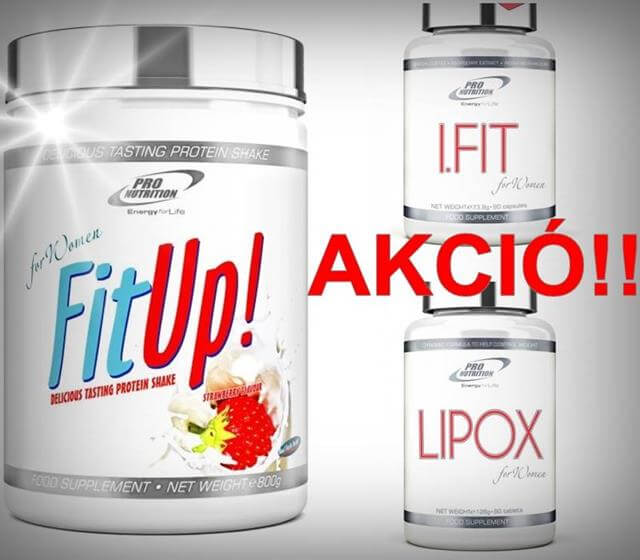 FitUp+I.FIT+Lipox diétás csomag Hölgyeknek