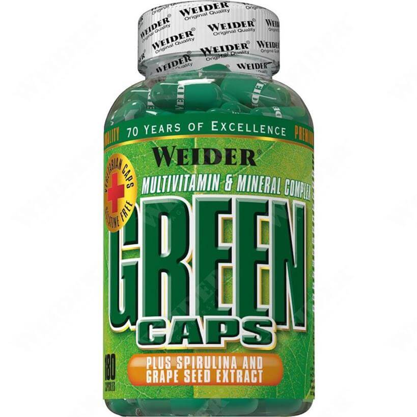 Weider Green Caps 180 kapszula