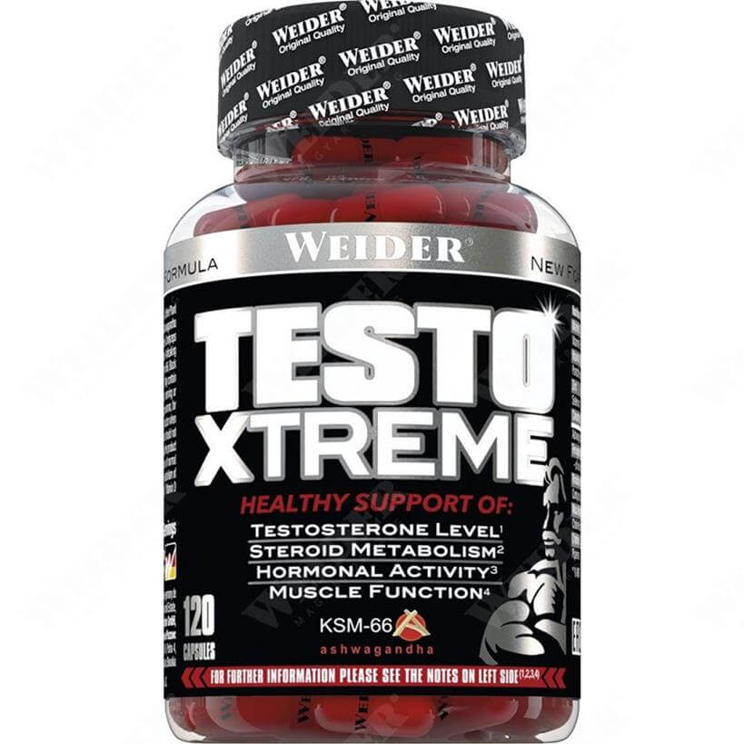 Weider Testo Xtreme tesztoszteron szint növelő 120 kapszula