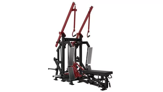 Elite Fitness 2000 Lat Puldown & Long Row, Superset gép