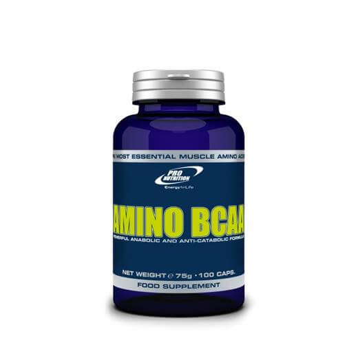 Pro Nutrition Amino BCAA - 750 mg-os 100 kapszula