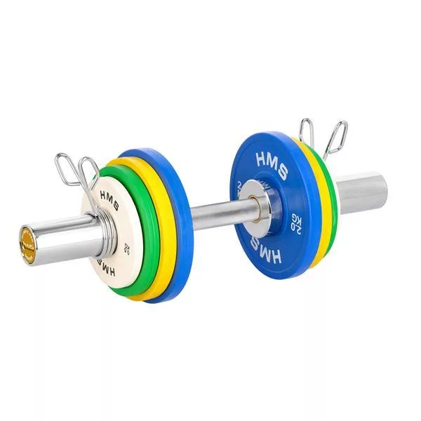 HMS GOP050 egykezes súlyzó rúd 50mm-es tárcsatartóval + ajándék szorítóval!