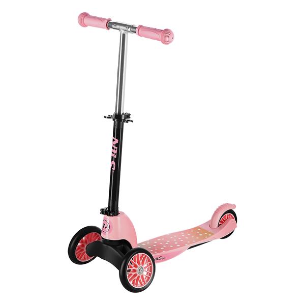 HLB202 2 IN 1 PINK SCOOTER NILS FUN