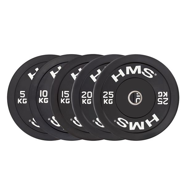 HMS BBR Bumper Plate szett 5-25kg
