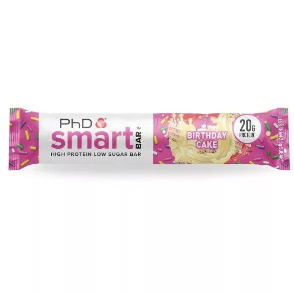 PHD Nutrition Smart bar 64gr x 12db,  5 ízben
