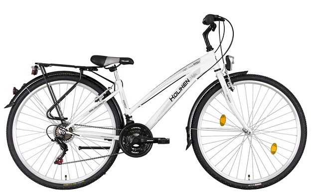 Koliken Gisu 28-as női kerékpár, fehér